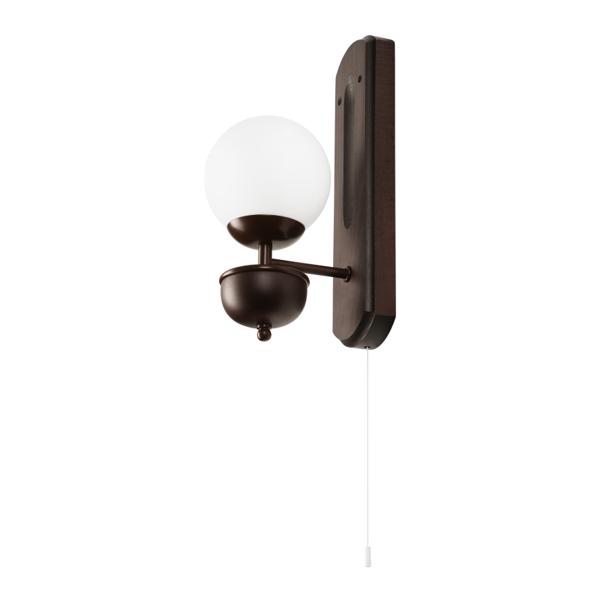 Brilagi - Iluminação de parede COTTAGE 1xG9/40W/230V faia/branco