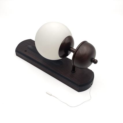 Brilagi - Iluminação de parede COTTAGE 1xG9/40W/230V faia/branco