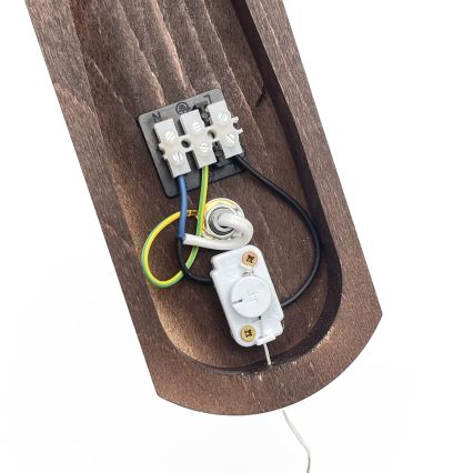 Brilagi - Iluminação de parede COTTAGE 1xG9/40W/230V faia/branco