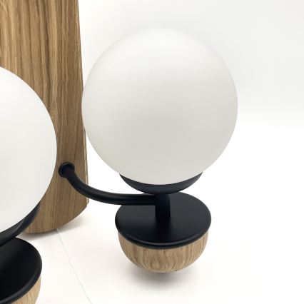 Brilagi - Iluminação de parede COTTAGE 2xG9/40W/230V carvalho/branco