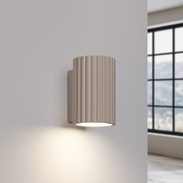 Brilagi - Iluminação de parede CRESTO 2xGU10/10W/230V 10 cm taupe
