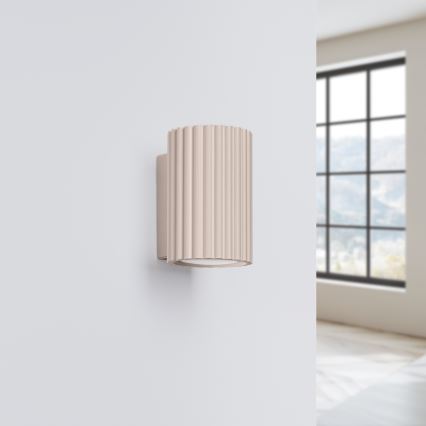 Brilagi - Iluminação de parede CRESTO 2xGU10/10W/230V 10 cm taupe