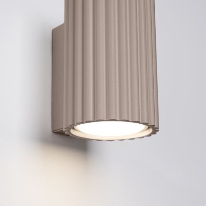 Brilagi - Iluminação de parede CRESTO 2xGU10/10W/230V 10 cm taupe
