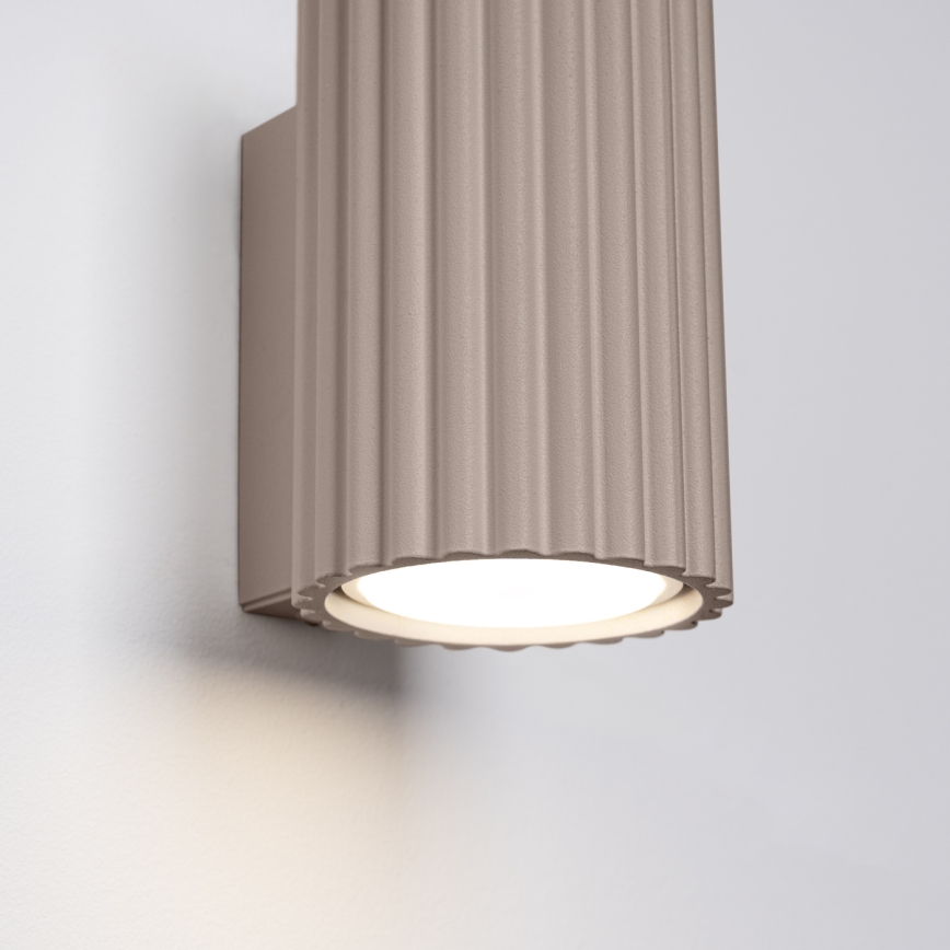 Brilagi - Iluminação de parede CRESTO 2xGU10/10W/230V 10 cm taupe