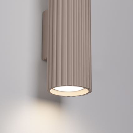 Brilagi - Iluminação de parede CRESTO 2xGU10/10W/230V 20 cm taupe