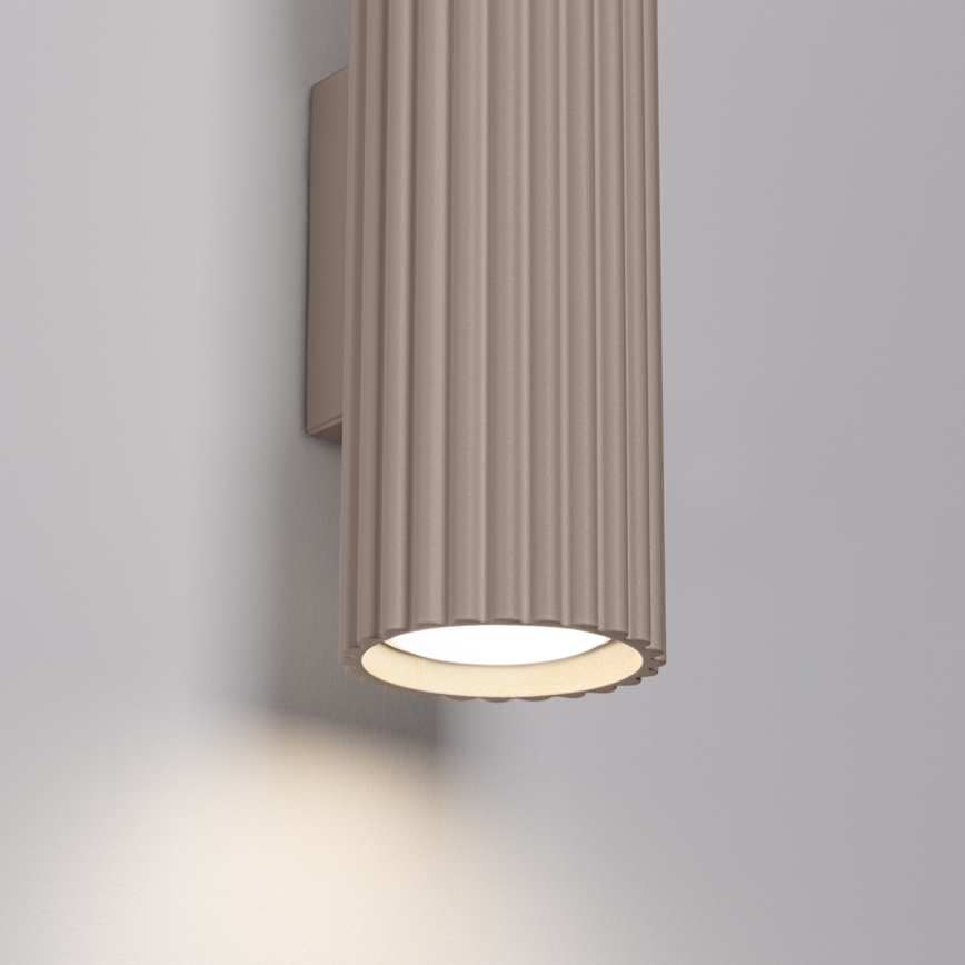 Brilagi - Iluminação de parede CRESTO 2xGU10/10W/230V 20 cm taupe
