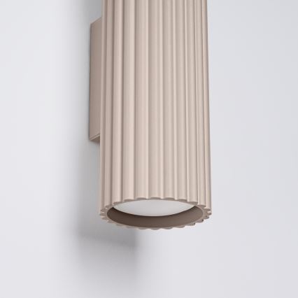Brilagi - Iluminação de parede CRESTO 2xGU10/10W/230V 20 cm taupe