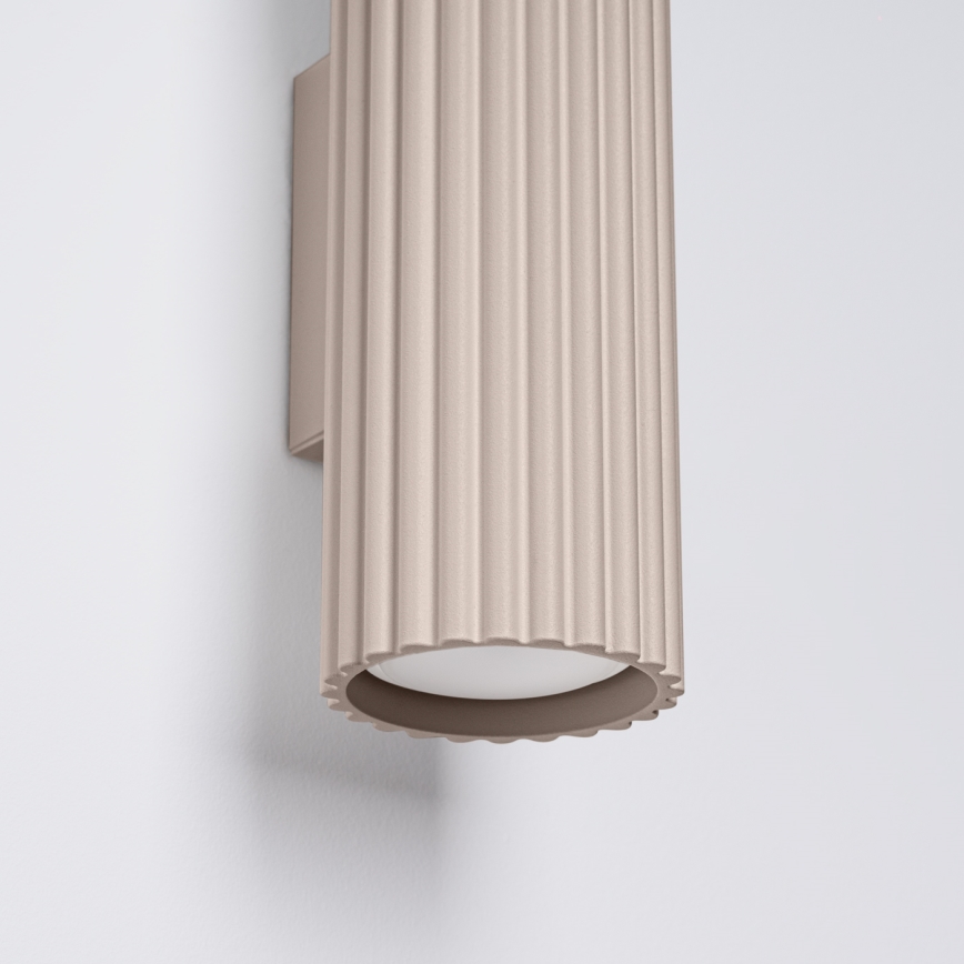 Brilagi - Iluminação de parede CRESTO 2xGU10/10W/230V 20 cm taupe