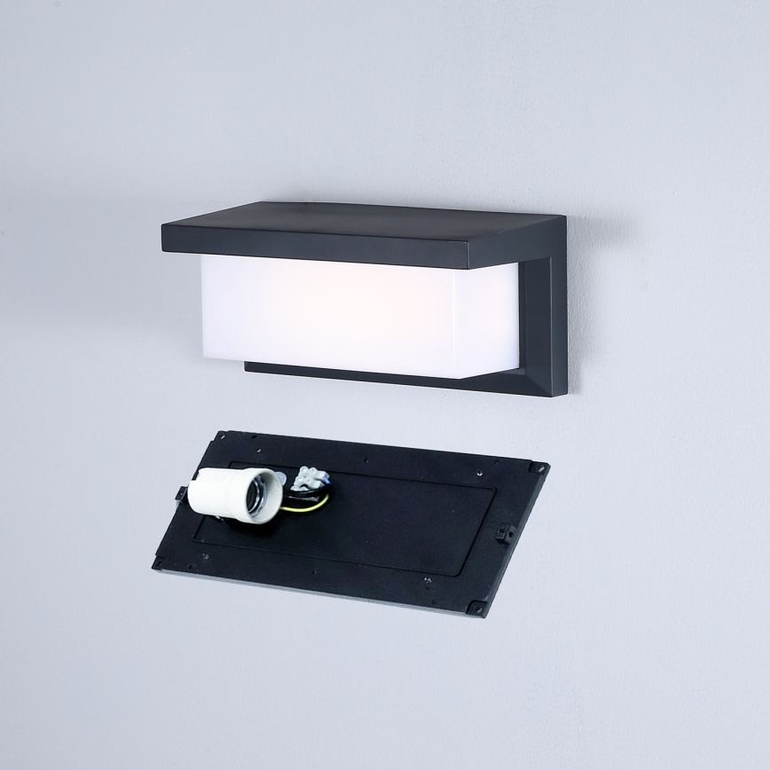 Brilagi - Iluminação de parede exterior BRICKY 1xE27/60W/230V antracite IP54
