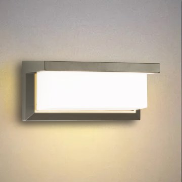 Brilagi - Iluminação de parede exterior BRICKY 1xE27/60W/230V cinzento IP54
