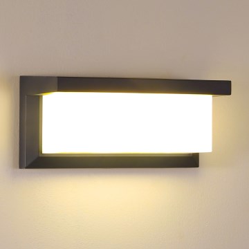 Brilagi - Iluminação de parede exterior LED BRICKY LED/12W/230V antracite IP54