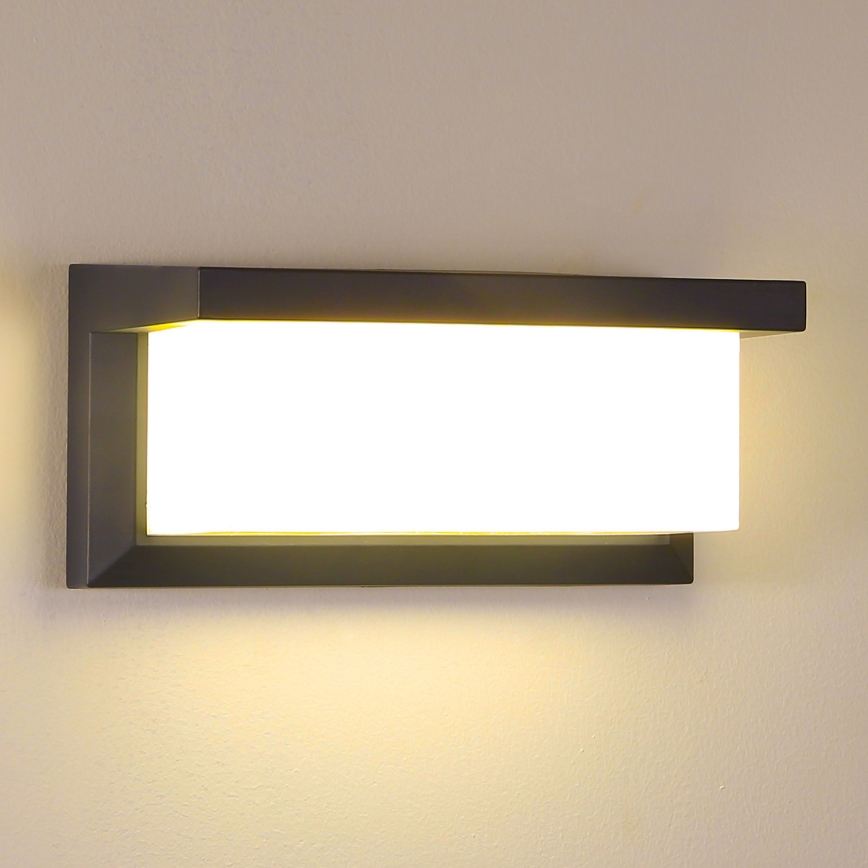 Brilagi - Iluminação de parede exterior LED BRICKY LED/12W/230V antracite IP54