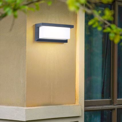 Brilagi - Iluminação de parede exterior LED BRICKY LED/12W/230V antracite IP54