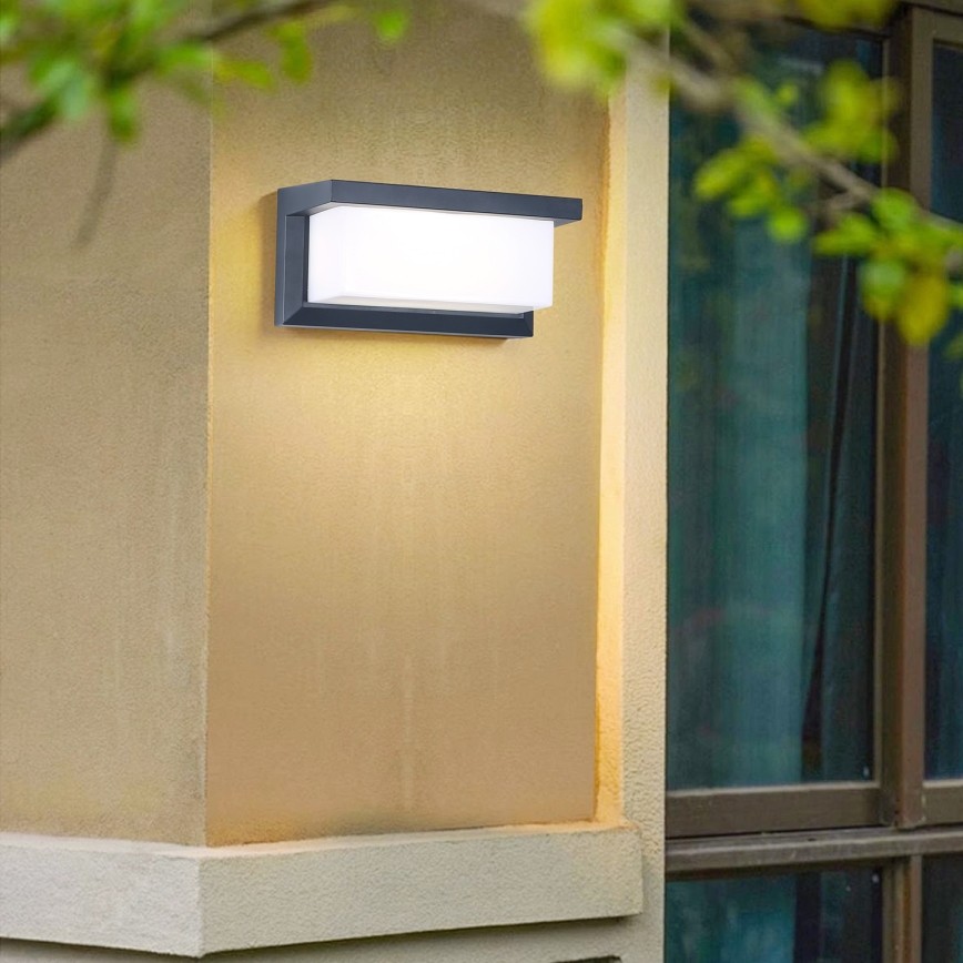 Brilagi - Iluminação de parede exterior LED BRICKY LED/12W/230V antracite IP54