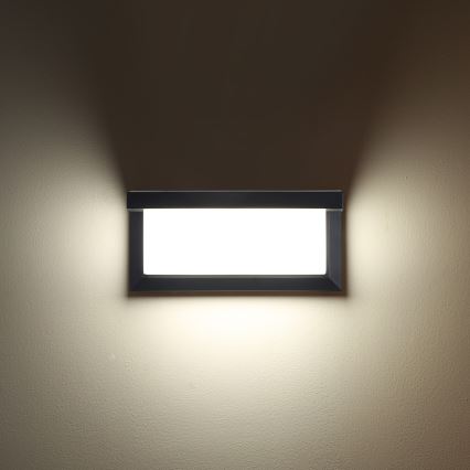 Brilagi - Iluminação de parede exterior LED BRICKY LED/12W/230V antracite IP54