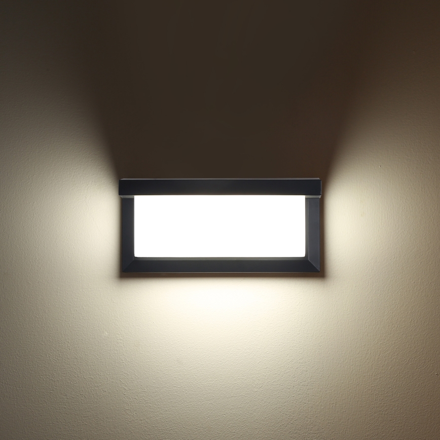 Brilagi - Iluminação de parede exterior LED BRICKY LED/12W/230V antracite IP54
