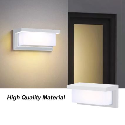 Brilagi - Iluminação de parede exterior LED BRICKY LED/12W/230V branco IP54