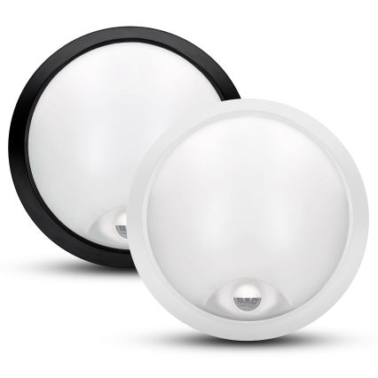 Brilagi - Iluminação de parede exterior LED com sensor 2em1 BULKHEAD LED/20W/230V IP65