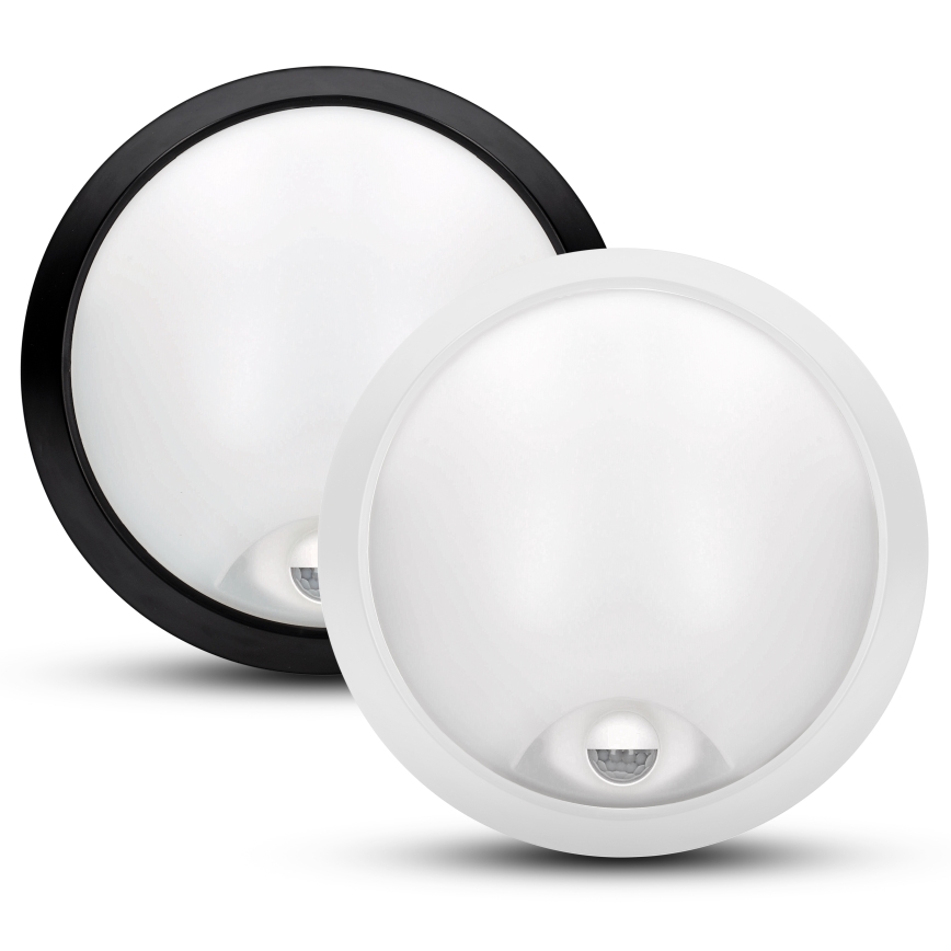 Brilagi - Iluminação de parede exterior LED com sensor 2em1 BULKHEAD LED/20W/230V IP65
