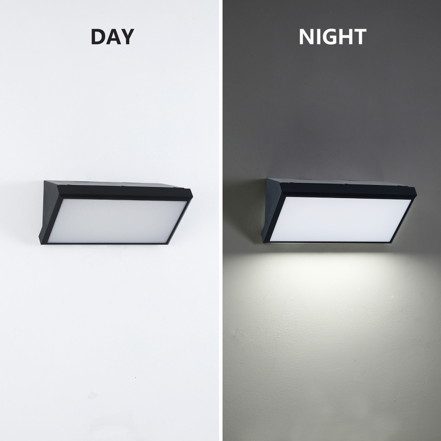 Brilagi - Iluminação de parede exterior LED com sensor TRIANGLE LED/20W/230V IP65