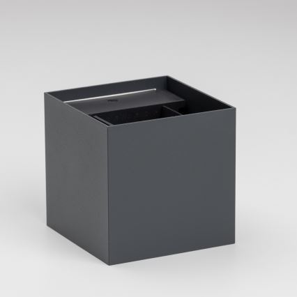 Brilagi - Iluminação de parede exterior LED CUBE LED/6W/230V antracite IP54