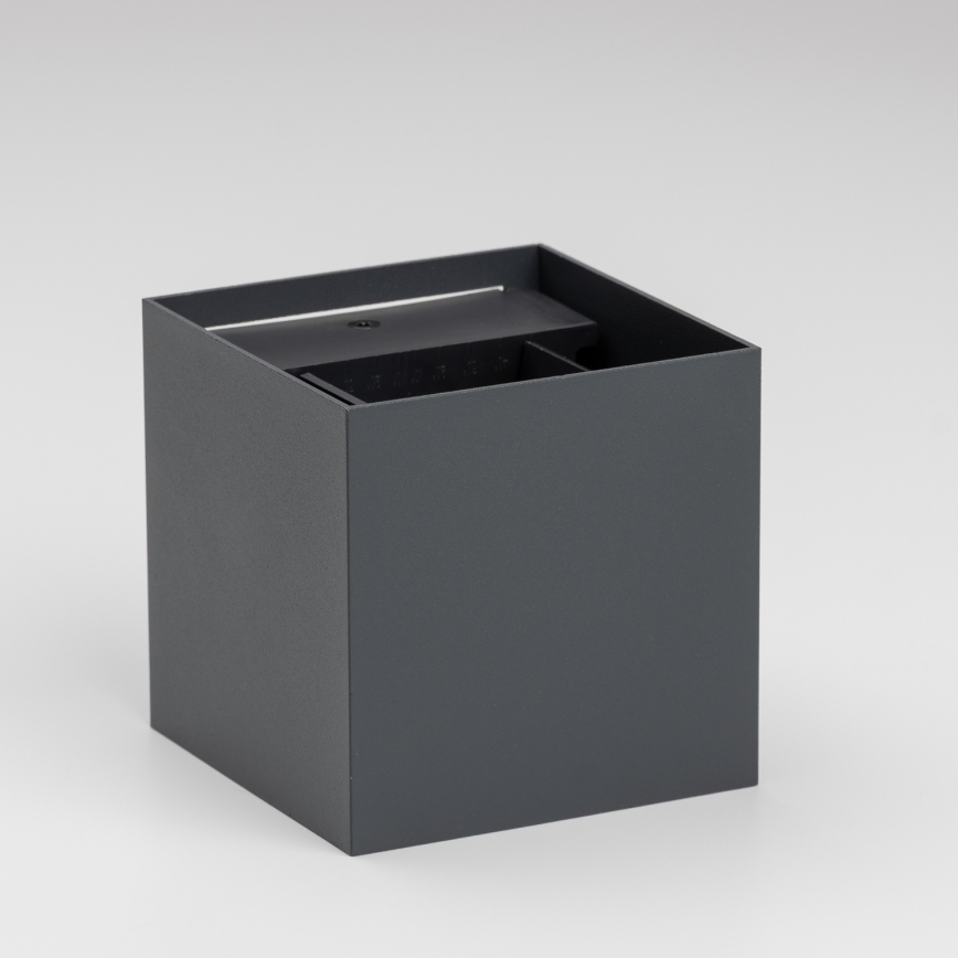 Brilagi - Iluminação de parede exterior LED CUBE LED/6W/230V antracite IP54