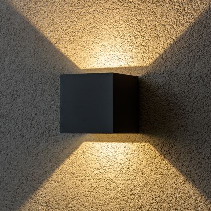 Brilagi - Iluminação de parede exterior LED CUBE LED/6W/230V antracite IP54