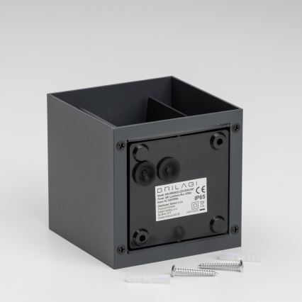Brilagi - Iluminação de parede exterior LED CUBE LED/6W/230V antracite IP54