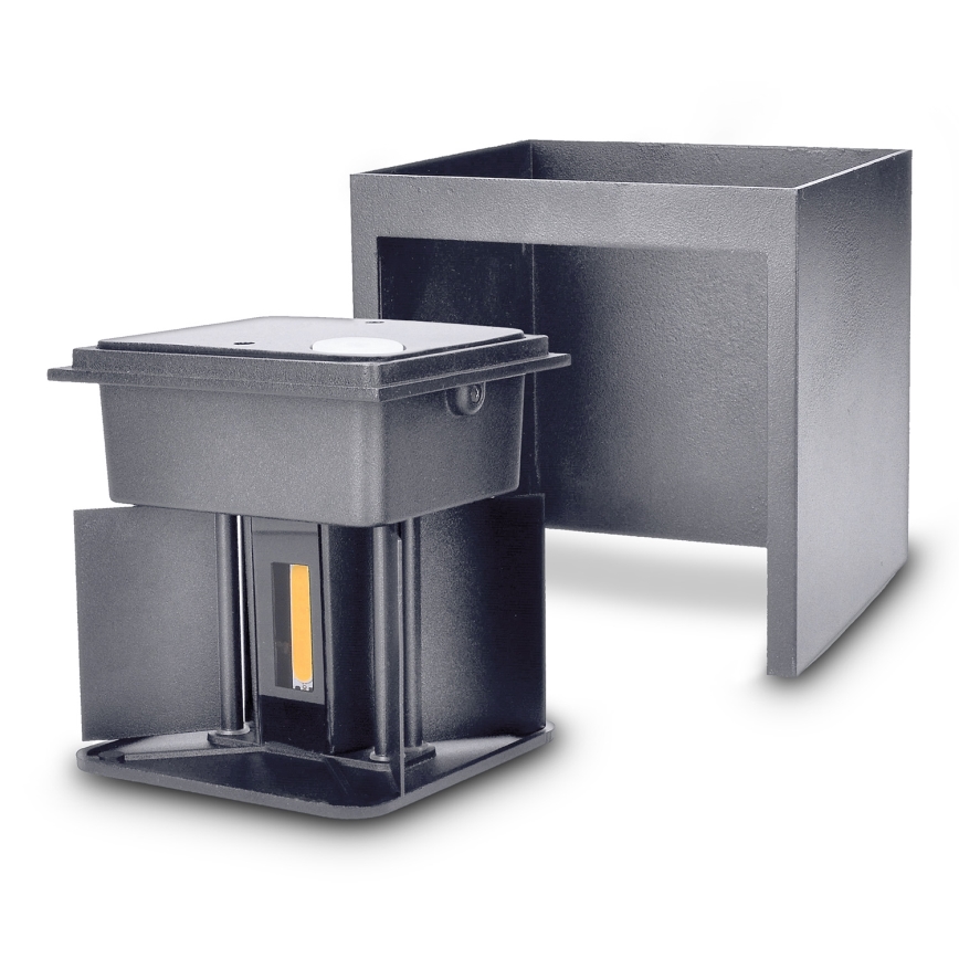 Brilagi - Iluminação de parede exterior LED CUBE LED/6W/230V antracite IP54