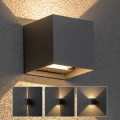 Brilagi - Iluminação de parede exterior LED CUBE LED/6W/230V cinzento IP54