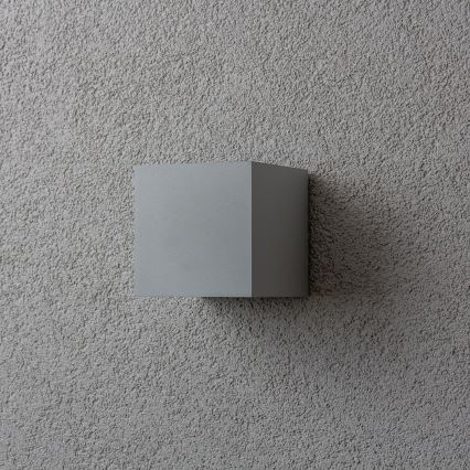 Brilagi - Iluminação de parede exterior LED CUBE LED/6W/230V cinzento IP54