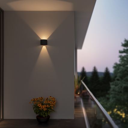 Brilagi - Iluminação de parede exterior LED RONDO LED/6W/230V antracite IP54