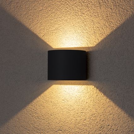 Brilagi - Iluminação de parede exterior LED RONDO LED/6W/230V antracite IP54