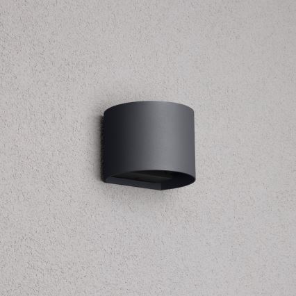 Brilagi - Iluminação de parede exterior LED RONDO LED/6W/230V antracite IP54