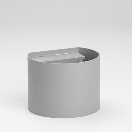 Brilagi - Iluminação de parede exterior LED RONDO LED/6W/230V cinzento IP54