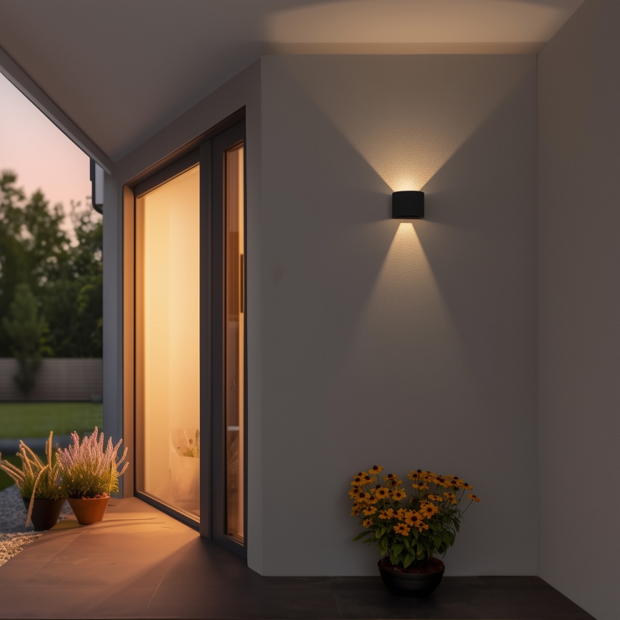 Brilagi - Iluminação de parede exterior LED RONDO LED/6W/230V IP54