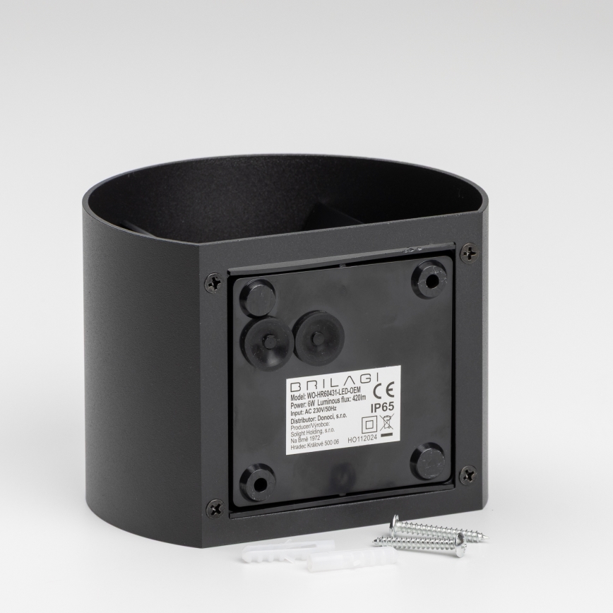 Brilagi - Iluminação de parede exterior LED RONDO LED/6W/230V IP54
