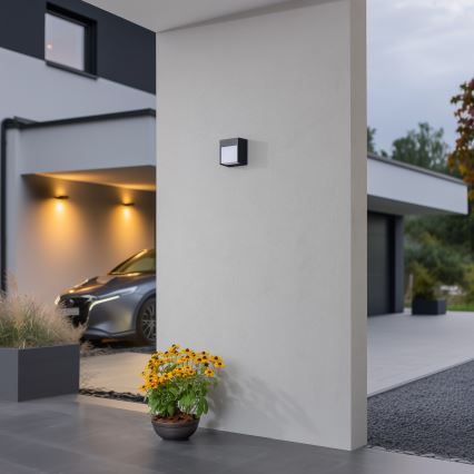Brilagi - Iluminação de parede exterior LED TERNI LED/12W/230V antracite IP44