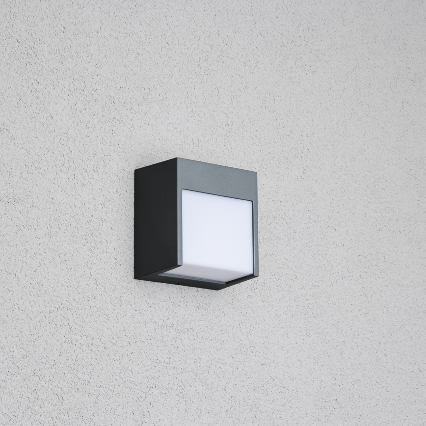 Brilagi - Iluminação de parede exterior LED TERNI LED/12W/230V antracite IP44