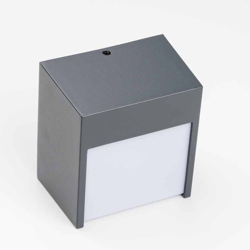 Brilagi - Iluminação de parede exterior LED TERNI LED/12W/230V antracite IP44