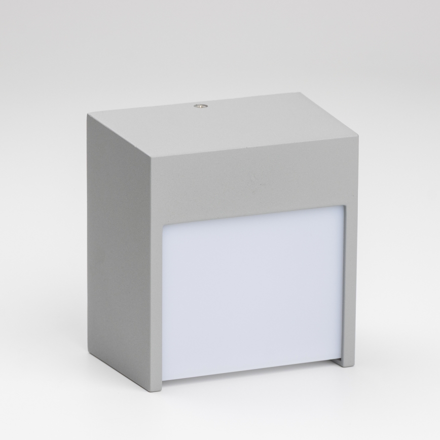 Brilagi - Iluminação de parede exterior LED TERNI LED/12W/230V cinzento IP44