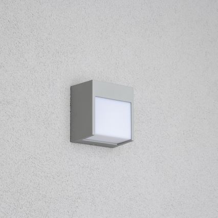 Brilagi - Iluminação de parede exterior LED TERNI LED/12W/230V cinzento IP44