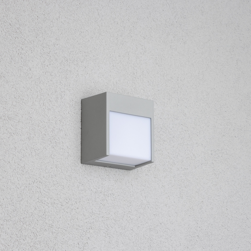 Brilagi - Iluminação de parede exterior LED TERNI LED/12W/230V cinzento IP44