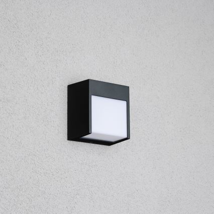 Brilagi - Iluminação de parede exterior LED TERNI LED/12W/230V preto IP44