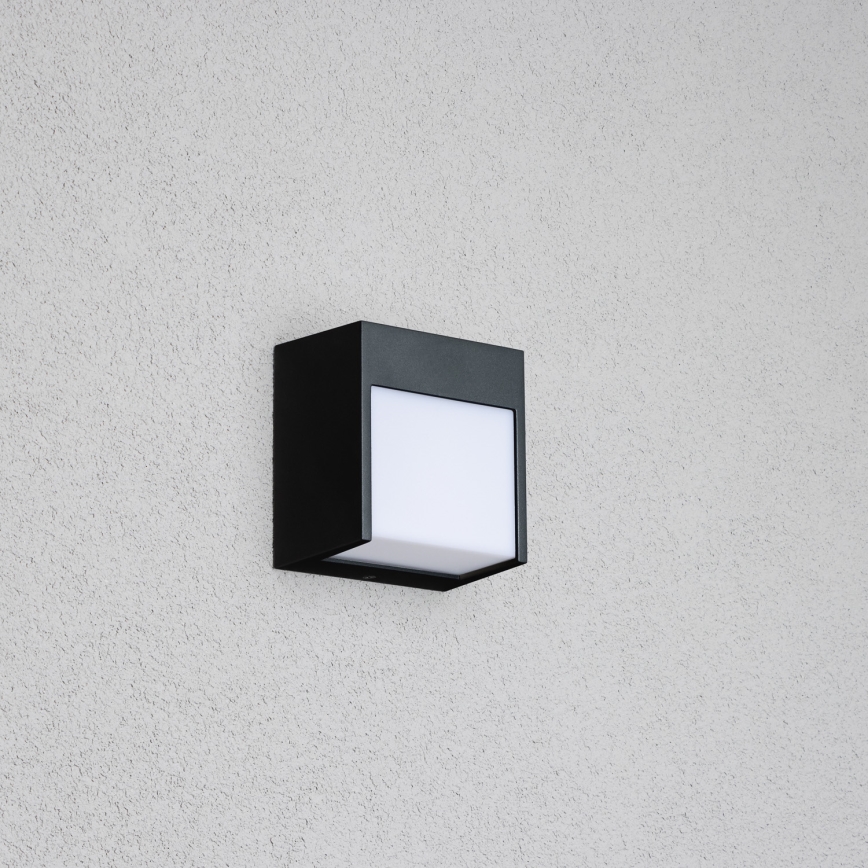 Brilagi - Iluminação de parede exterior LED TERNI LED/12W/230V preto IP44