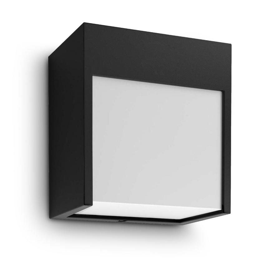 Brilagi - Iluminação de parede exterior LED TERNI LED/12W/230V preto IP44