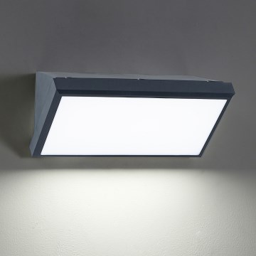 Brilagi - Iluminação de parede exterior LED TRIANGLE LED/20W/230V antracite IP65