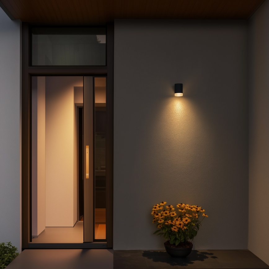 Brilagi - Iluminação de parede exterior MATERA 1xGU10/30W/230V antracite IP54