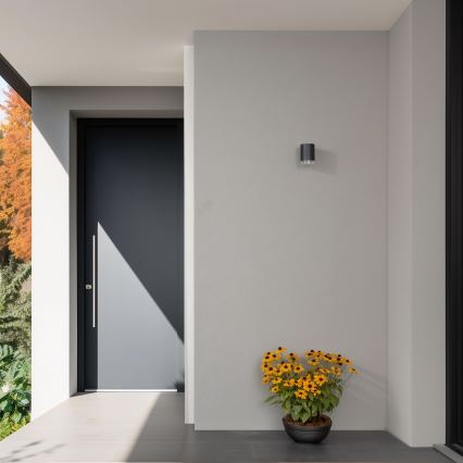 Brilagi - Iluminação de parede exterior MATERA 1xGU10/30W/230V antracite IP54