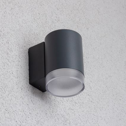 Brilagi - Iluminação de parede exterior MATERA 1xGU10/30W/230V antracite IP54